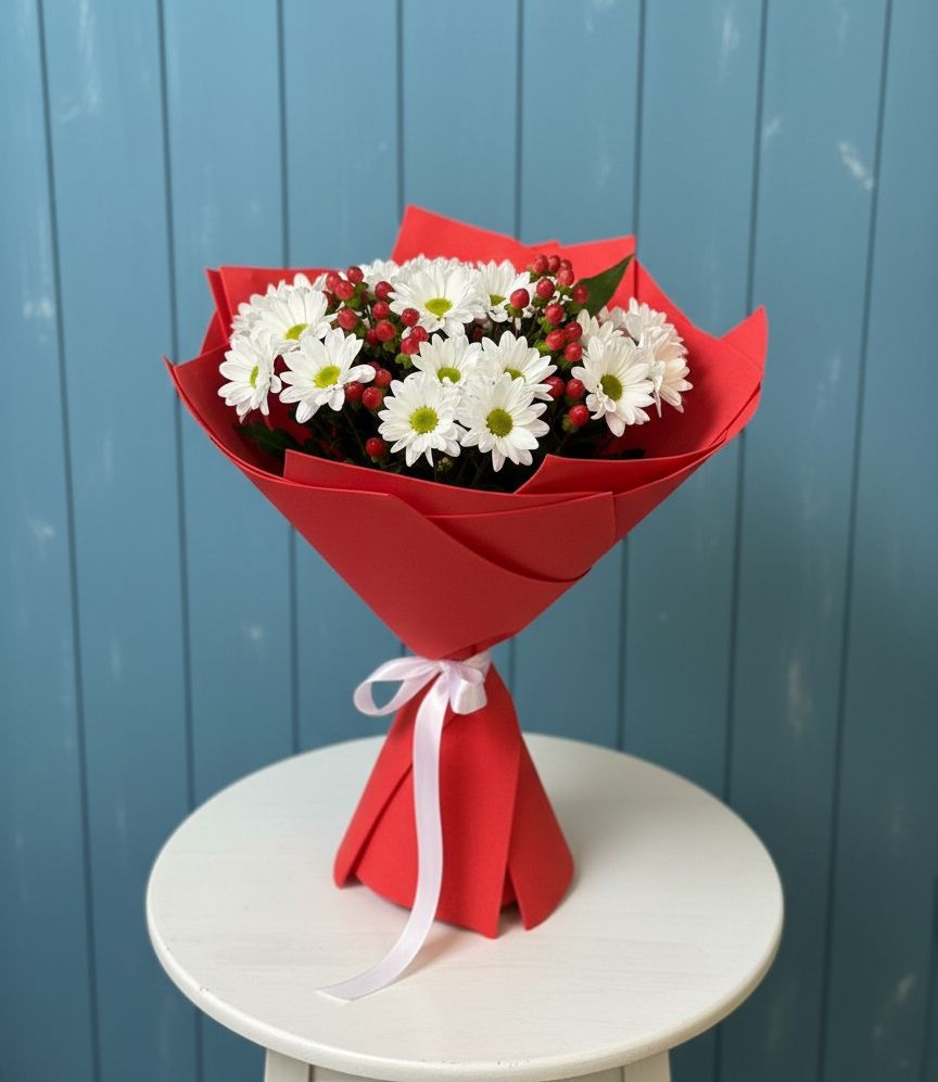 Букет цветов из: Хризантемы в Некрасово