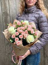 Букет цветов из:  Розы в Некрасово