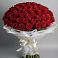 Букет 101 Красная роза Блэк Мэджик в Некрасово