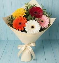 Букет цветов из:  Герберы #REPLACE_PRED# Некрасово