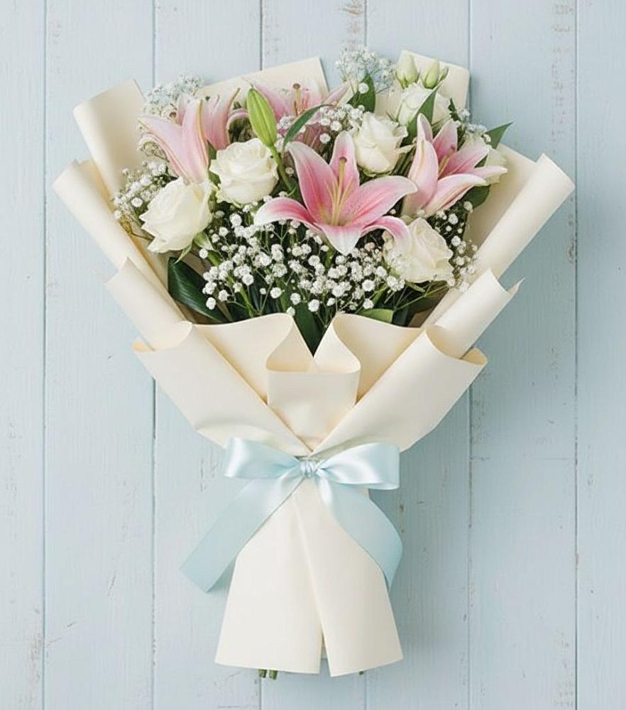 Букет цветов из: Лилии в Некрасово