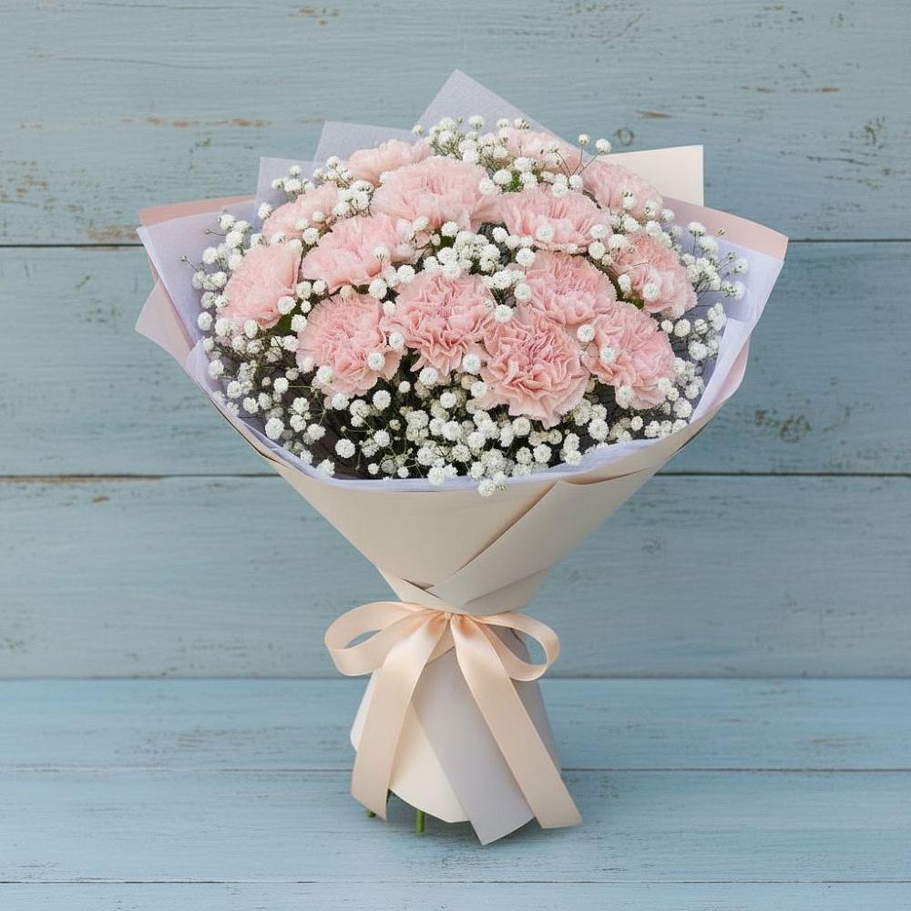 Букет цветов из: Гвоздики в Некрасово