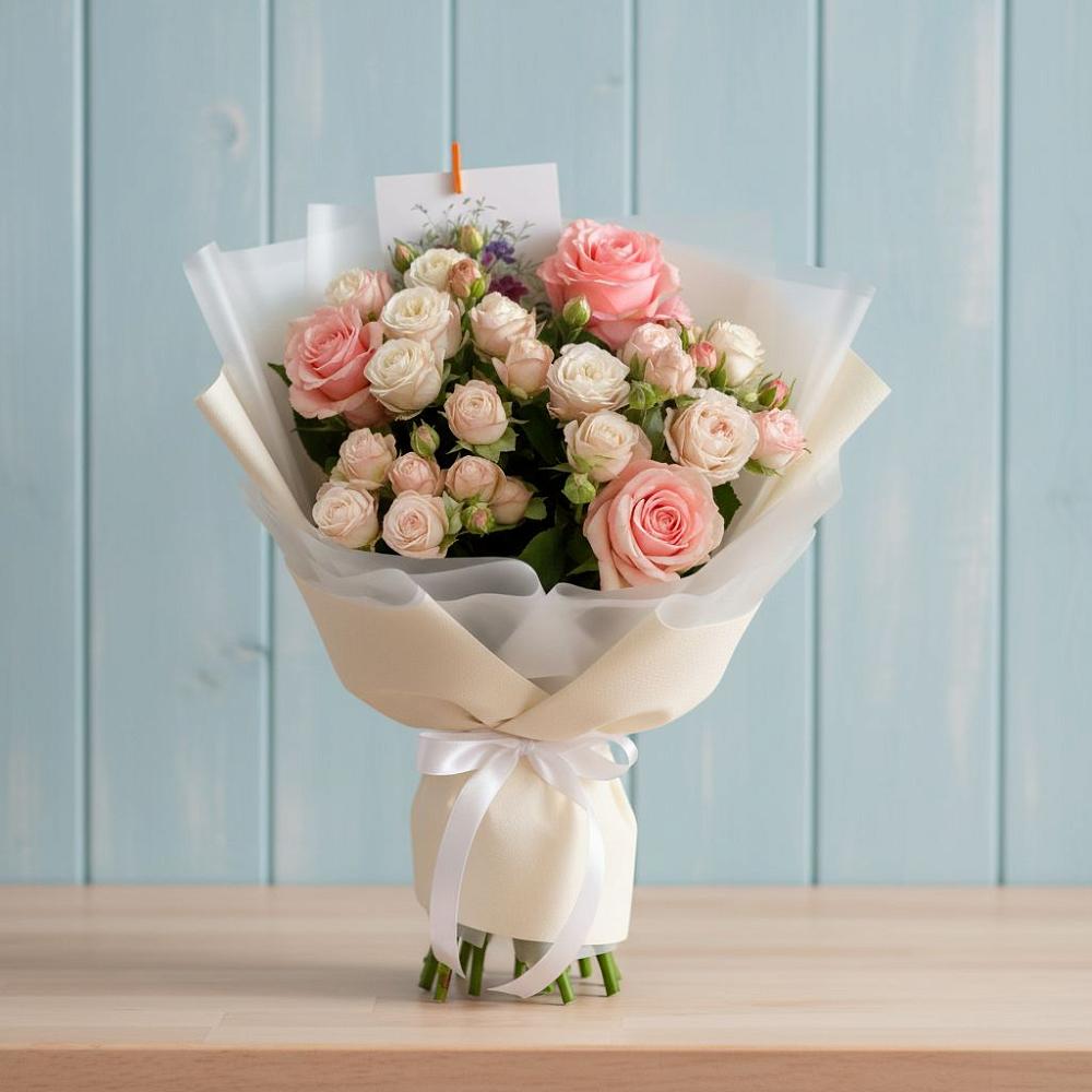 Букет цветов из: Розы в Некрасово