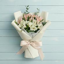 Букет цветов из:  Альстромерии в Некрасово