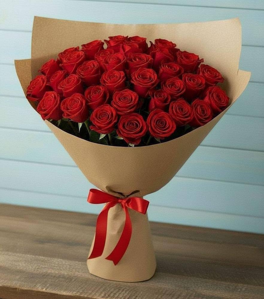 Букет Красные розы Милано в Некрасово