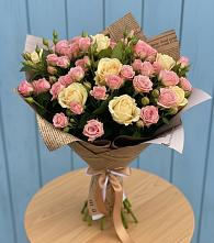 Букет цветов из:  Розы в Некрасово