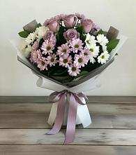 Букет цветов из:  Хризантемы и Розы в Некрасово