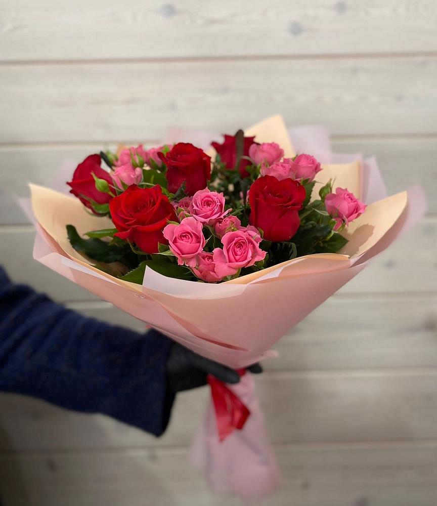 Букет цветов из: Розы в Некрасово