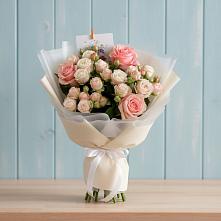 Букет цветов из:  Розы в Некрасово