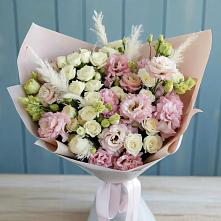 Букет цветов из:  Альстромерии и Розы в Некрасово